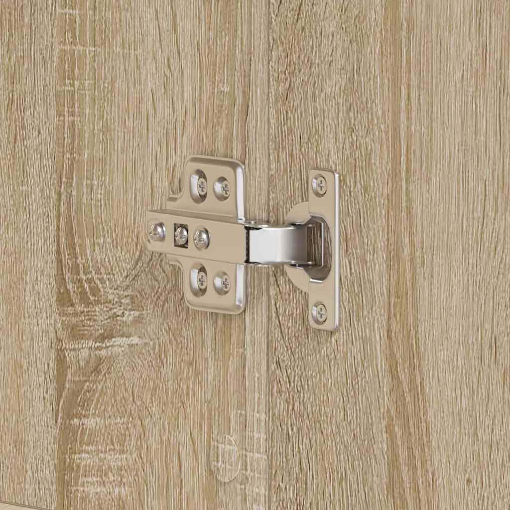Schuhschrank Sonoma-Eiche 80 x 39 x 178 cm Holzwerkstoff