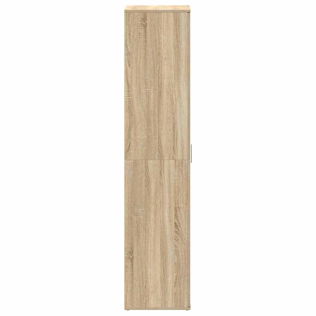 Schuhschrank Sonoma-Eiche 80 x 39 x 178 cm Holzwerkstoff