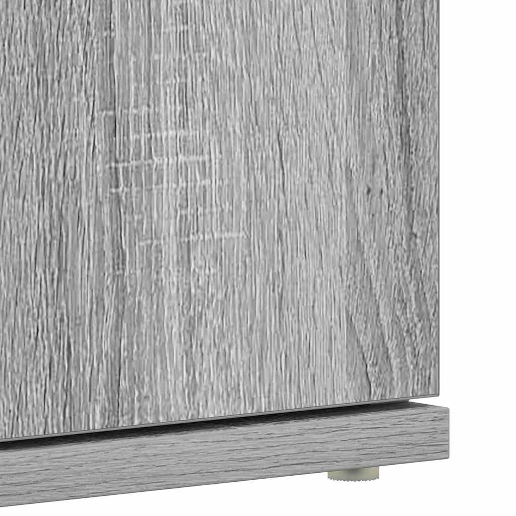 Schuhschrank Graues Sonoma 80 x 39 x 178 cm Holzwerkstoff