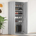 Schuhschrank Graues Sonoma 80 x 39 x 178 cm Holzwerkstoff