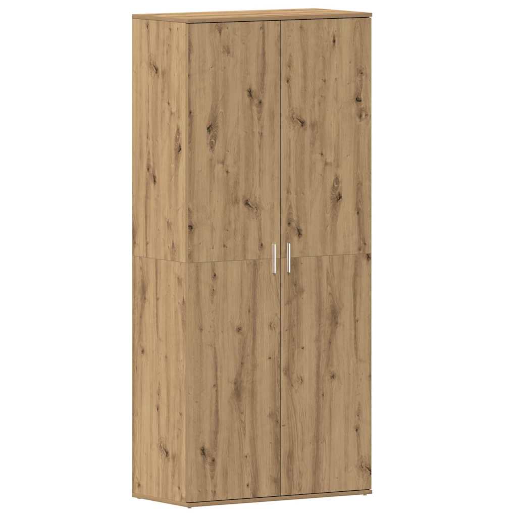 Schuhschrank Artisan-Eiche 80 x 39 x 178 cm Holzwerkstoff