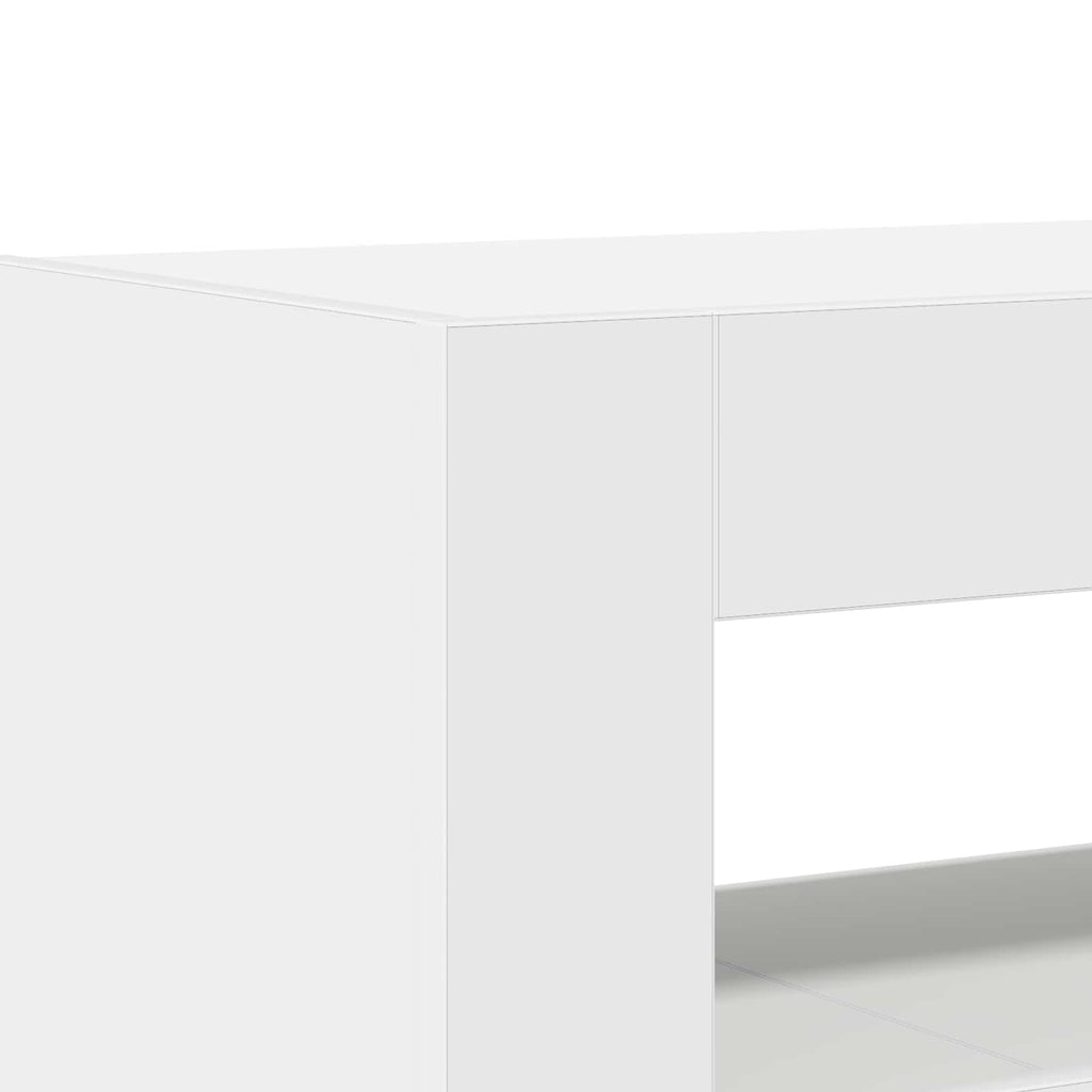 Sideboard Weiß 116 x 30 x 75 cm Holzwerkstoff