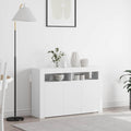 Sideboard Weiß 116 x 30 x 75 cm Holzwerkstoff