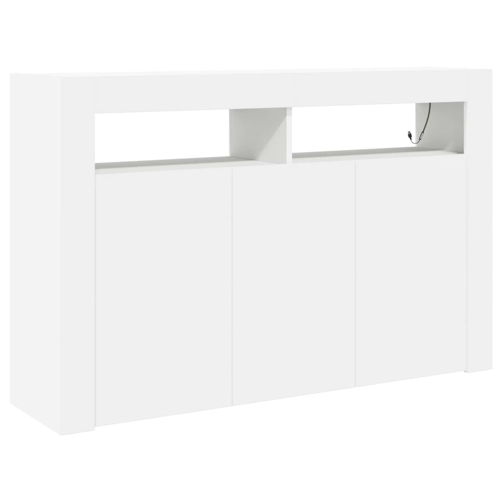 Sideboard Weiß 116 x 30 x 75 cm Holzwerkstoff