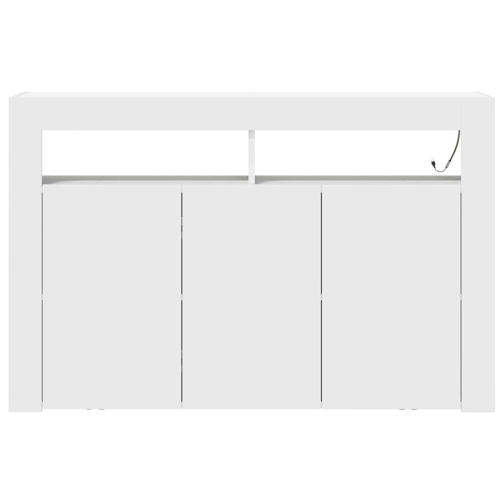 Sideboard Weiß 116 x 30 x 75 cm Holzwerkstoff