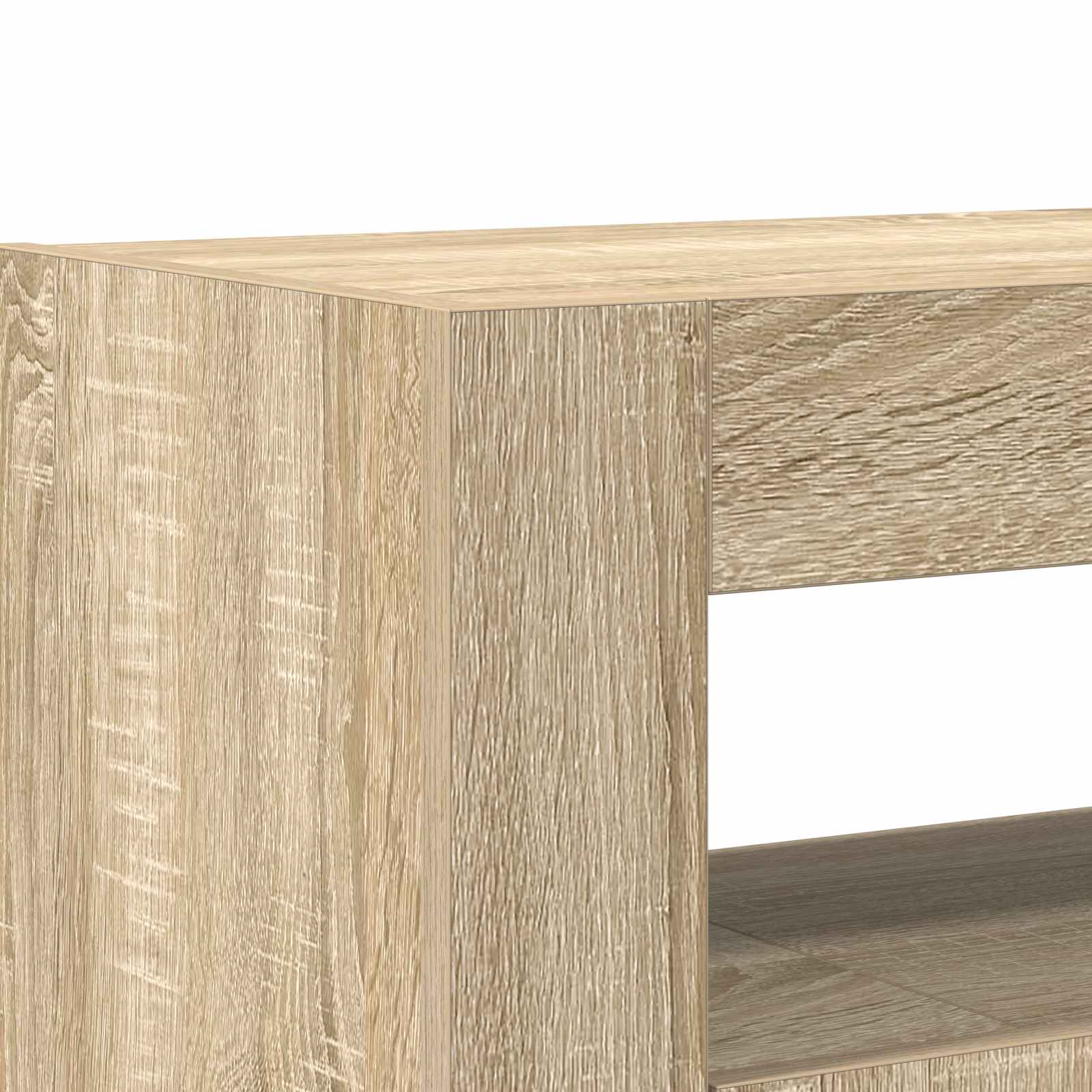 Sideboard Sonoma-Eiche 116 x 30 x 75 cm Holzwerkstoff