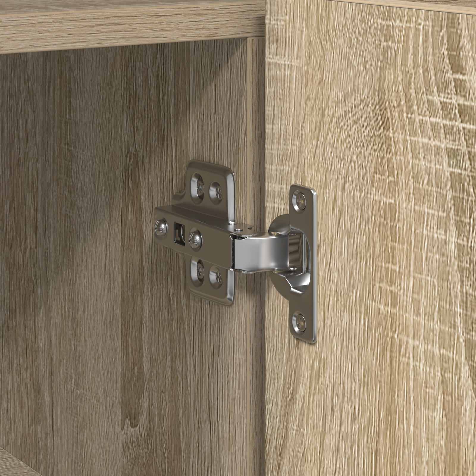 Sideboard Sonoma-Eiche 116 x 30 x 75 cm Holzwerkstoff