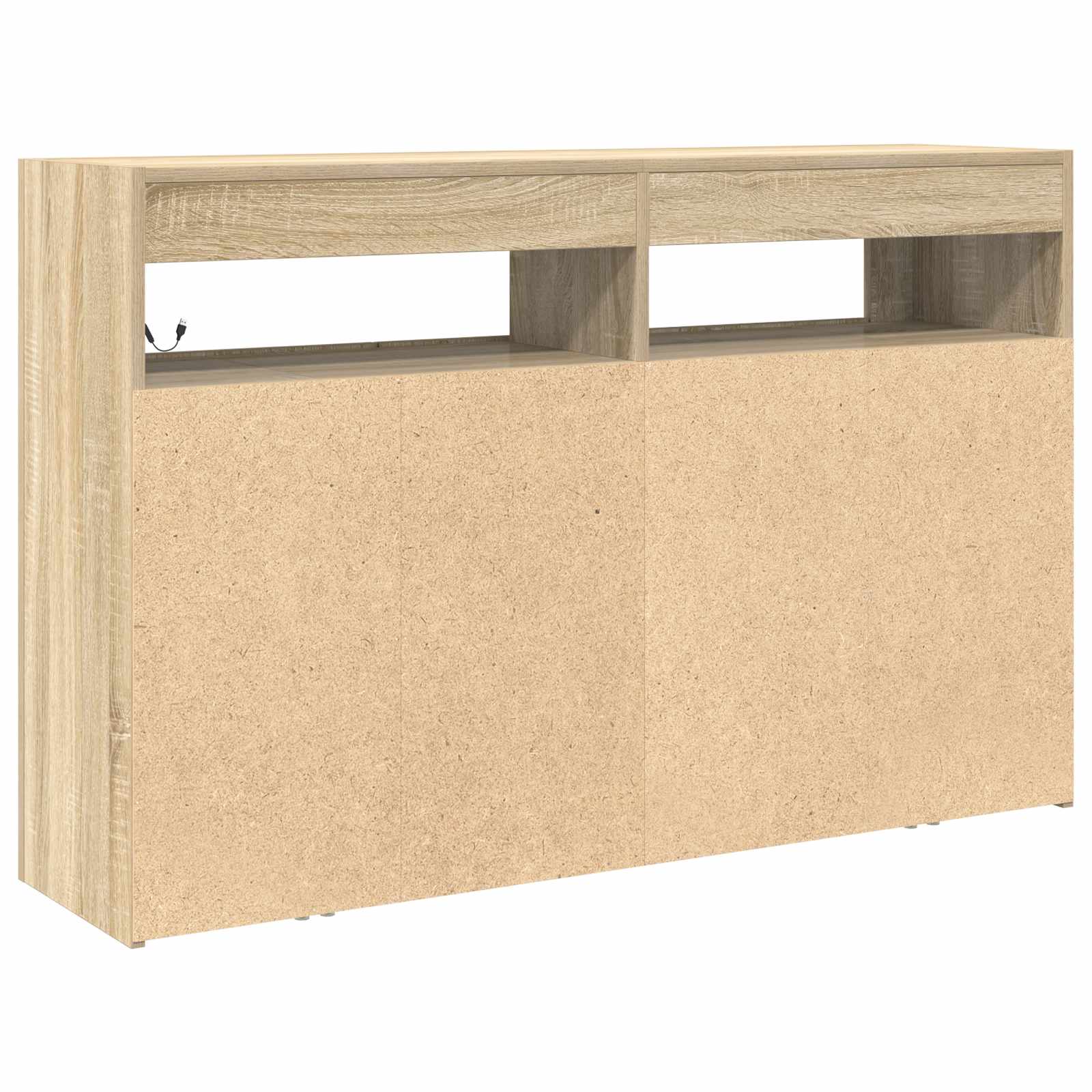 Sideboard Sonoma-Eiche 116 x 30 x 75 cm Holzwerkstoff