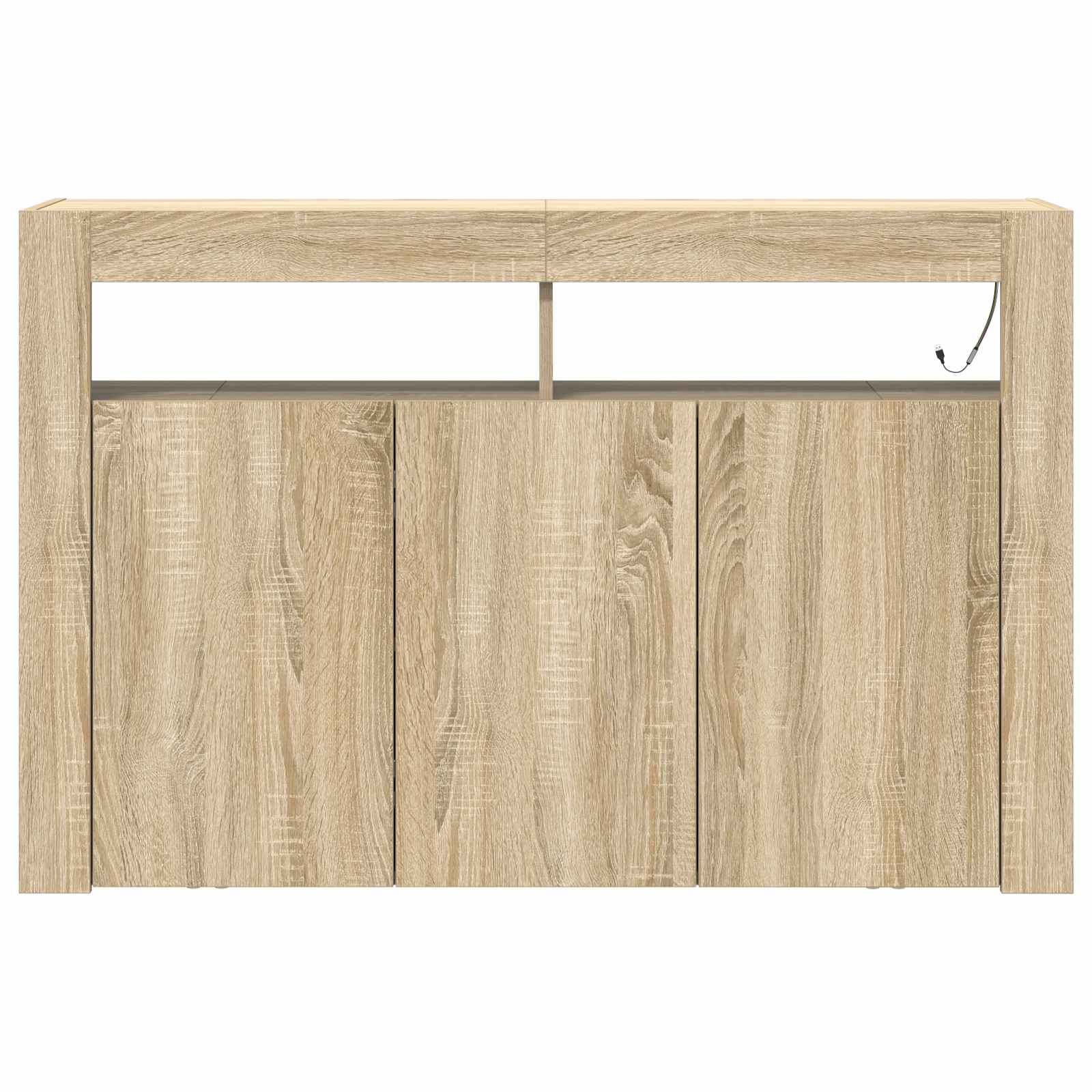 Sideboard Sonoma-Eiche 116 x 30 x 75 cm Holzwerkstoff