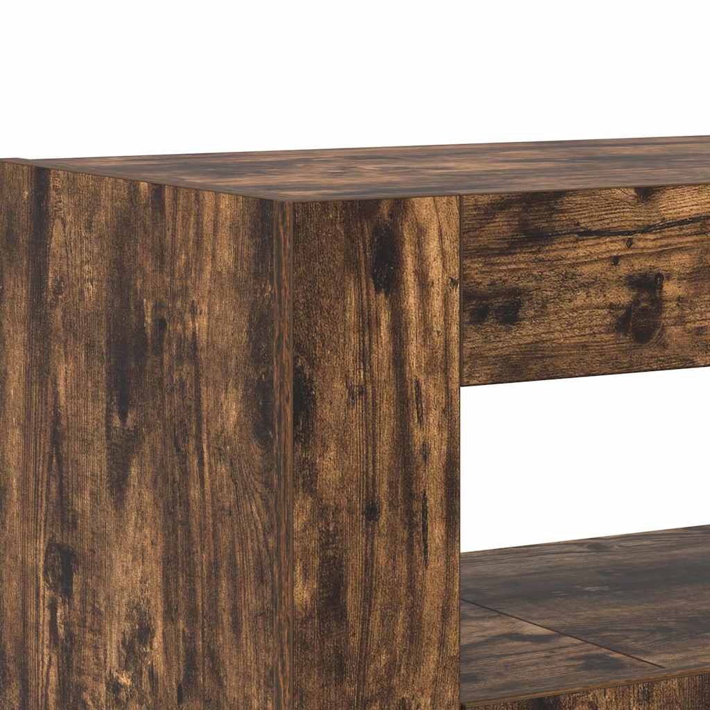 Sideboard Geräucherte Eiche 116 x 30 x 75 cm Holzwerkstoff