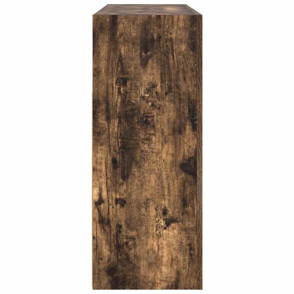 Sideboard Geräucherte Eiche 116 x 30 x 75 cm Holzwerkstoff