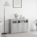 Sideboard Graues Sonoma 116 x 30 x 75 cm Holzwerkstoff