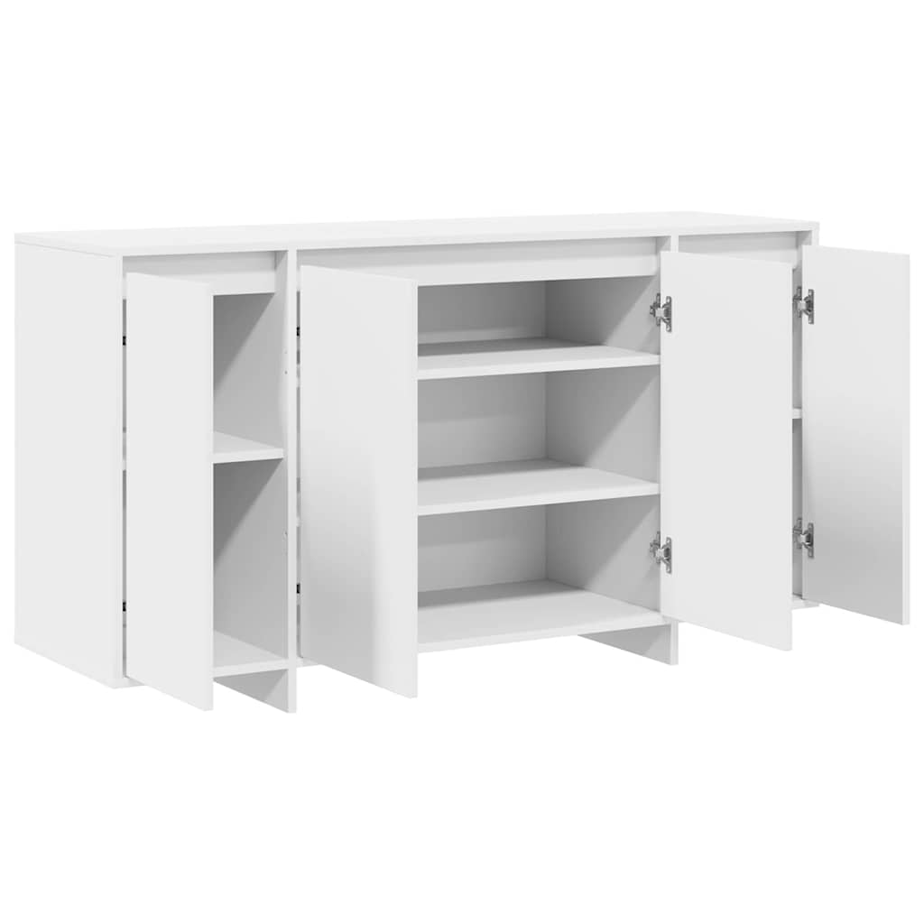 Sideboard Weiß 135 x 41 x 75 cm Holzwerkstoff