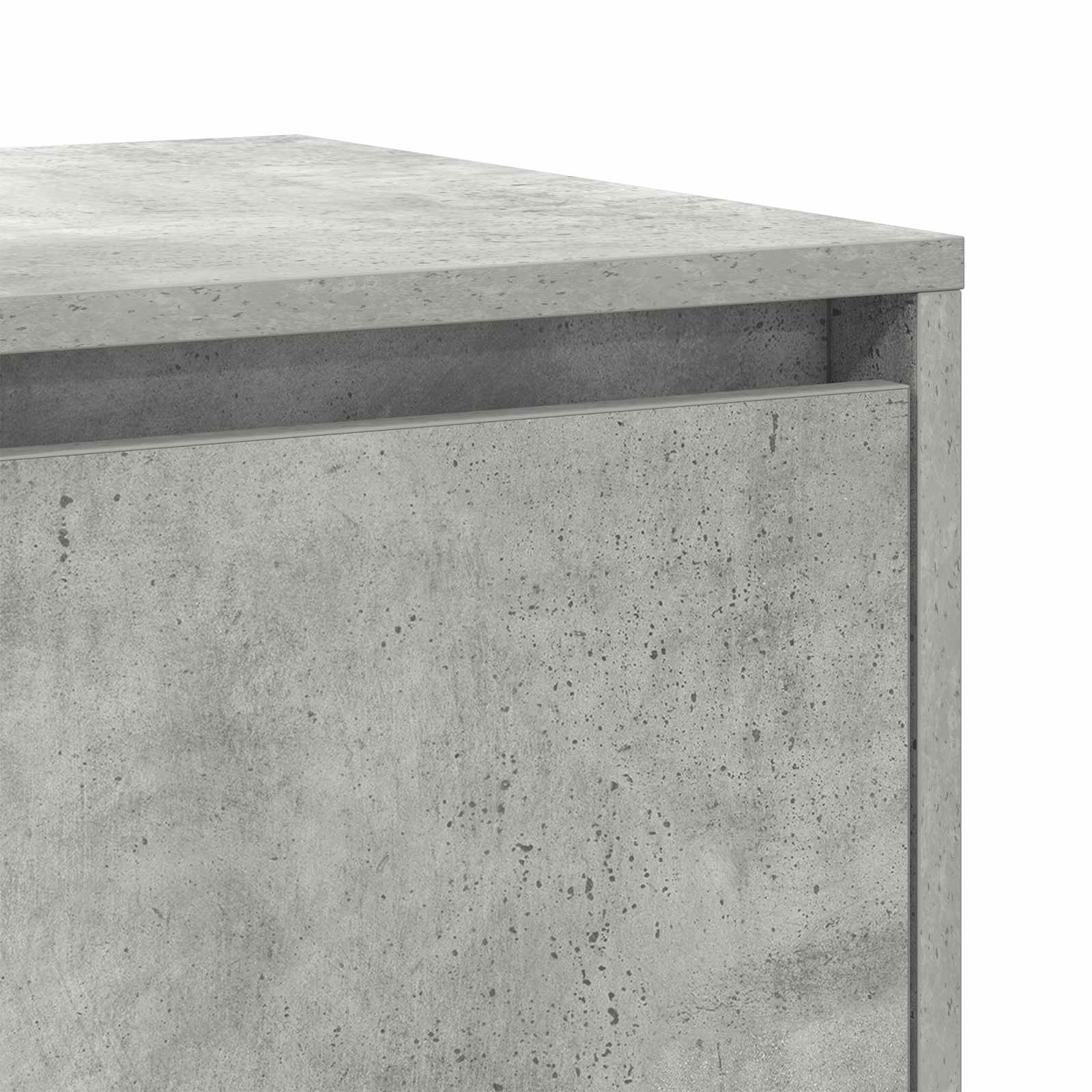 Sideboard Beton Grau 135 x 41 x 75 cm Holzwerkstoff