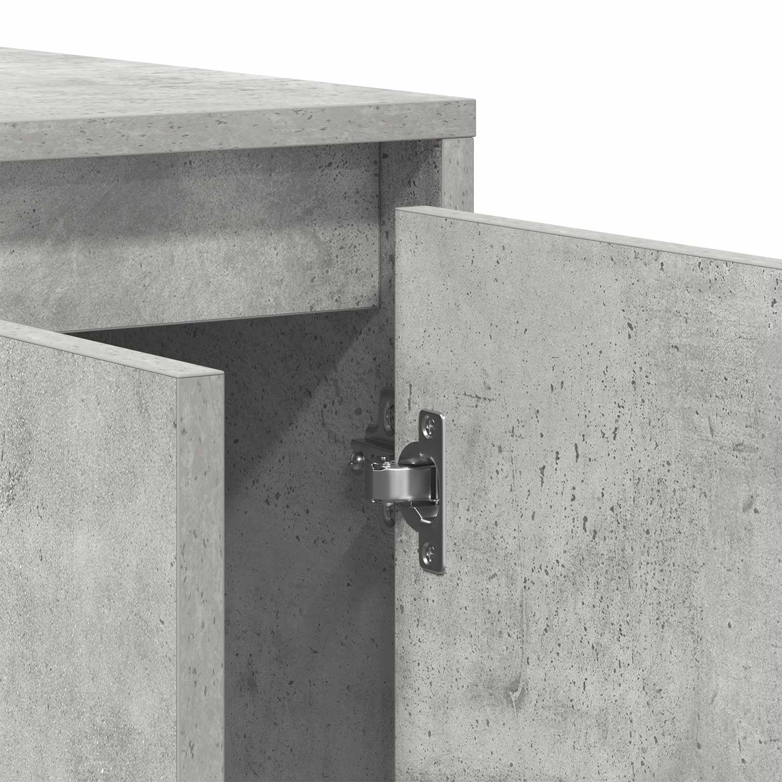 Sideboard Beton Grau 135 x 41 x 75 cm Holzwerkstoff