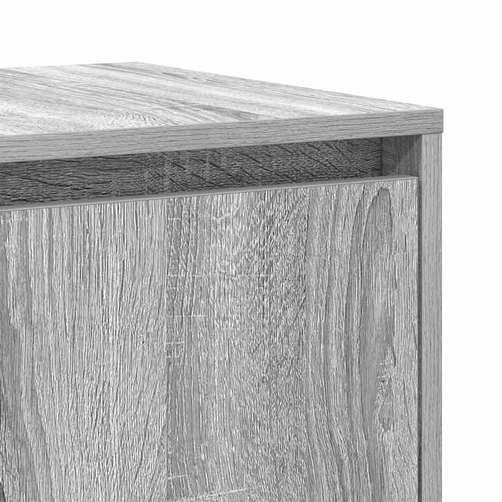 Sideboard Graues Sonoma 135 x 41 x 75 cm Holzwerkstoff