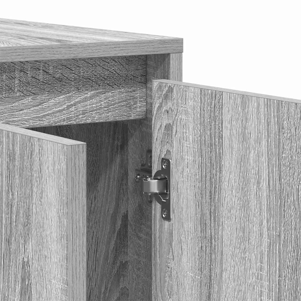 Sideboard Graues Sonoma 135 x 41 x 75 cm Holzwerkstoff