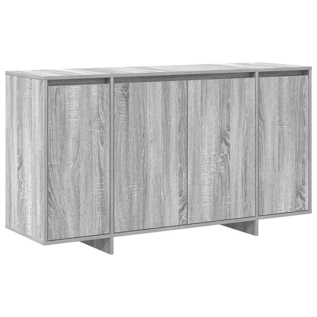 Sideboard Graues Sonoma 135 x 41 x 75 cm Holzwerkstoff