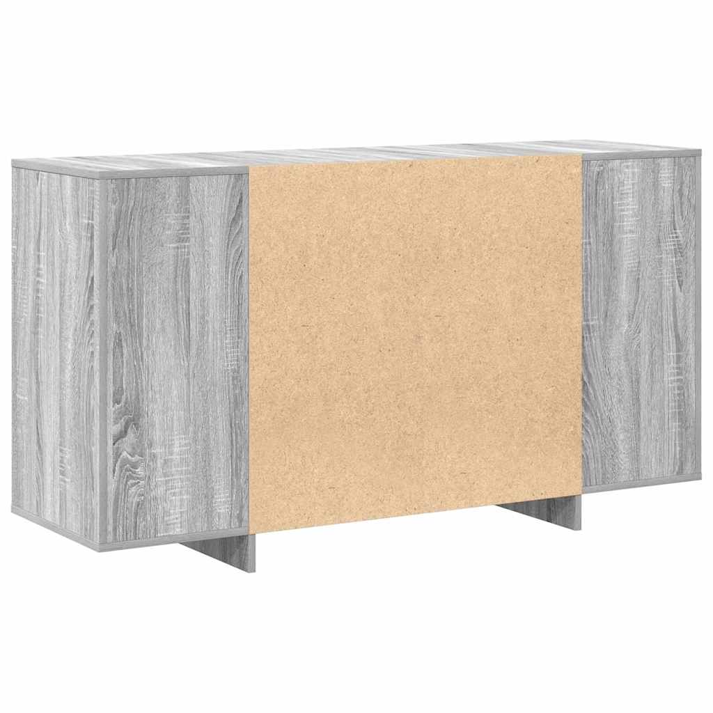 Sideboard Graues Sonoma 135 x 41 x 75 cm Holzwerkstoff