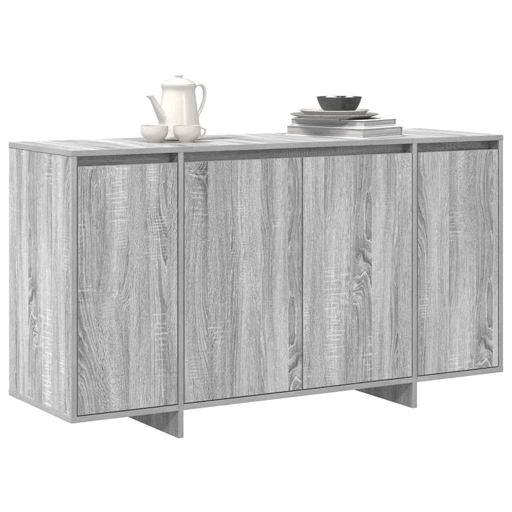 Sideboard Graues Sonoma 135 x 41 x 75 cm Holzwerkstoff
