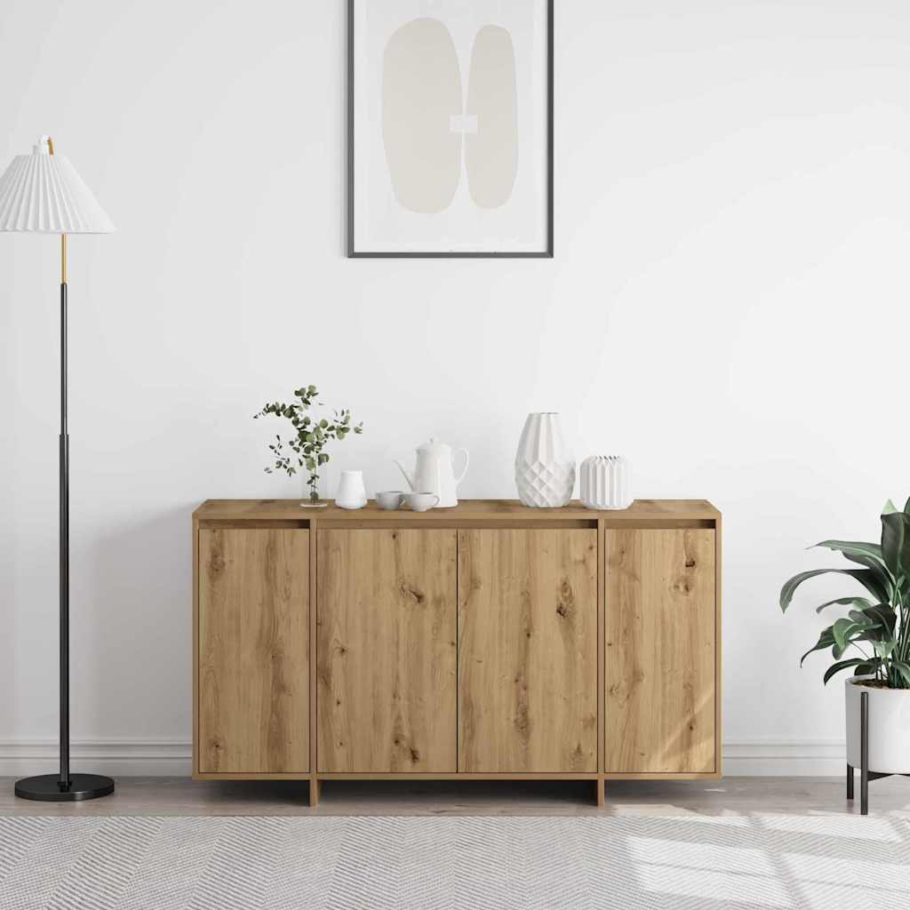 Sideboard Artisan-Eiche 135 x 41 x 75 cm Holzwerkstoff