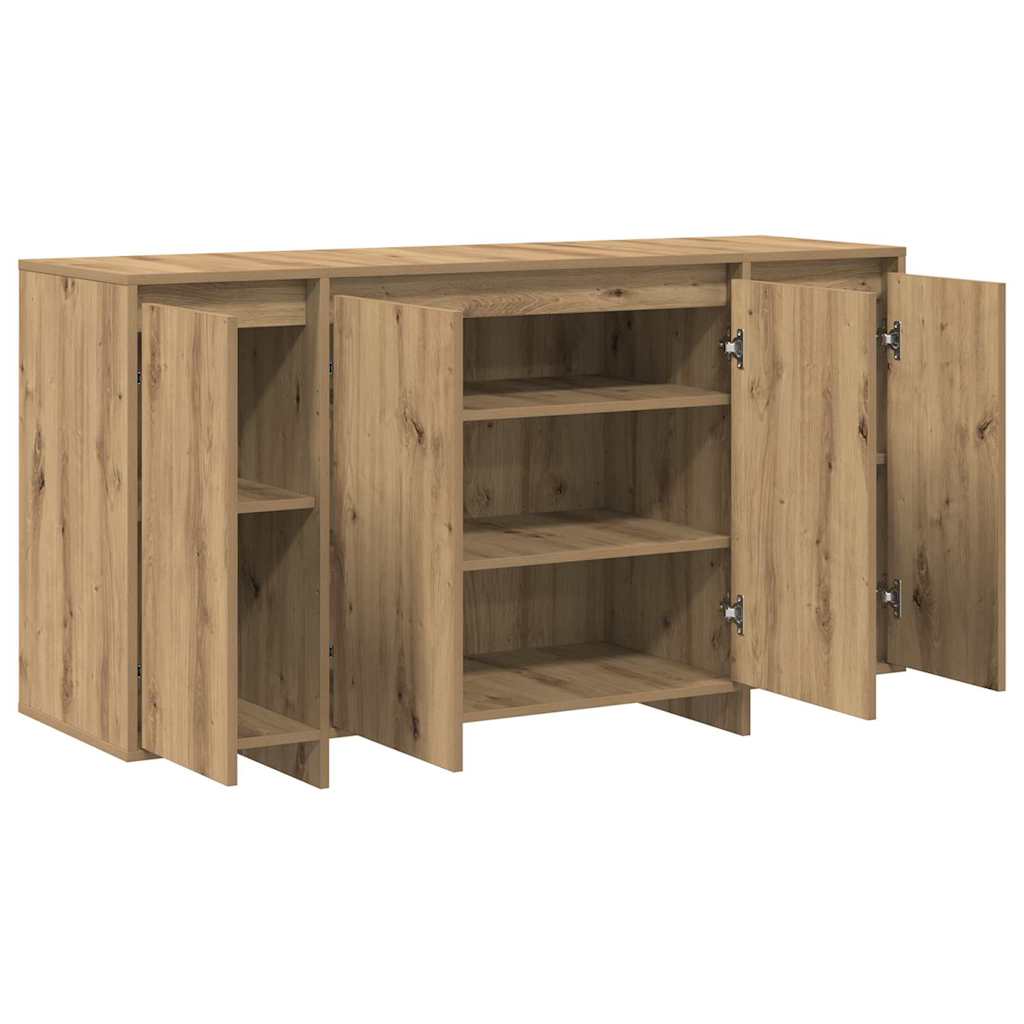 Sideboard Artisan-Eiche 135 x 41 x 75 cm Holzwerkstoff