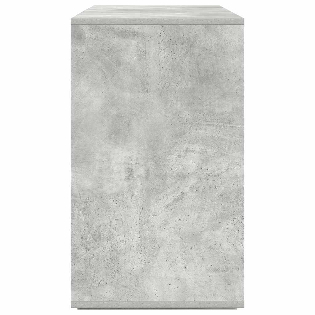 Sideboard Betongrau 120 x 41 x 75 cm Holzwerkstoff
