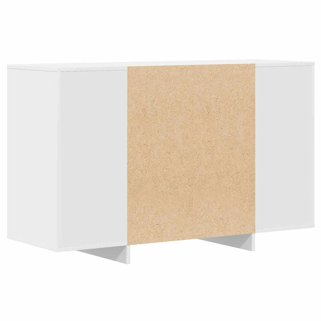 Sideboard mit Schubladen Weiß 120 x 41 x 75 cm Holzwerkstoff