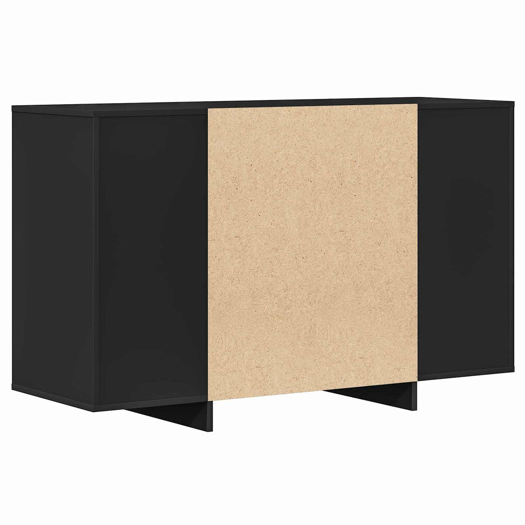Sideboard mit Schubladen Schwarz 120 x 41 x 75 cm Holzwerkstoff