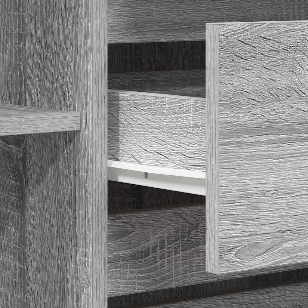 Sideboard Graues Sonoma 120 x 41 x 75 cm Holzwerkstoff