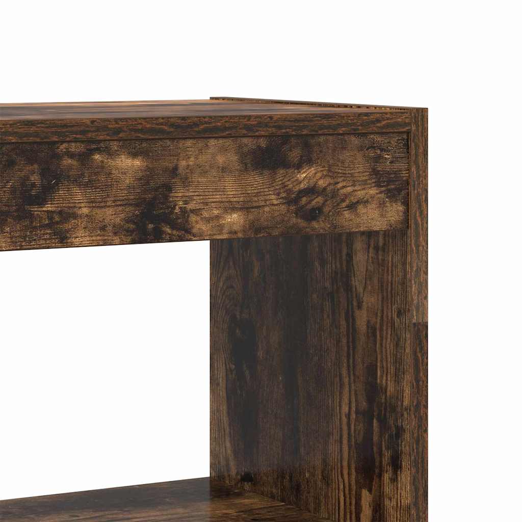 Bücherregal Geräucherte Eiche 80 x 30 x 198 cm Holzwerkstoff