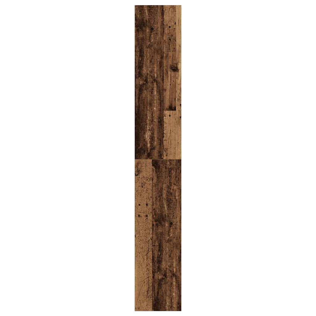 Bücherregal mit Regal Altholz 80 x 30 x 198 cm Holzwerkstoff