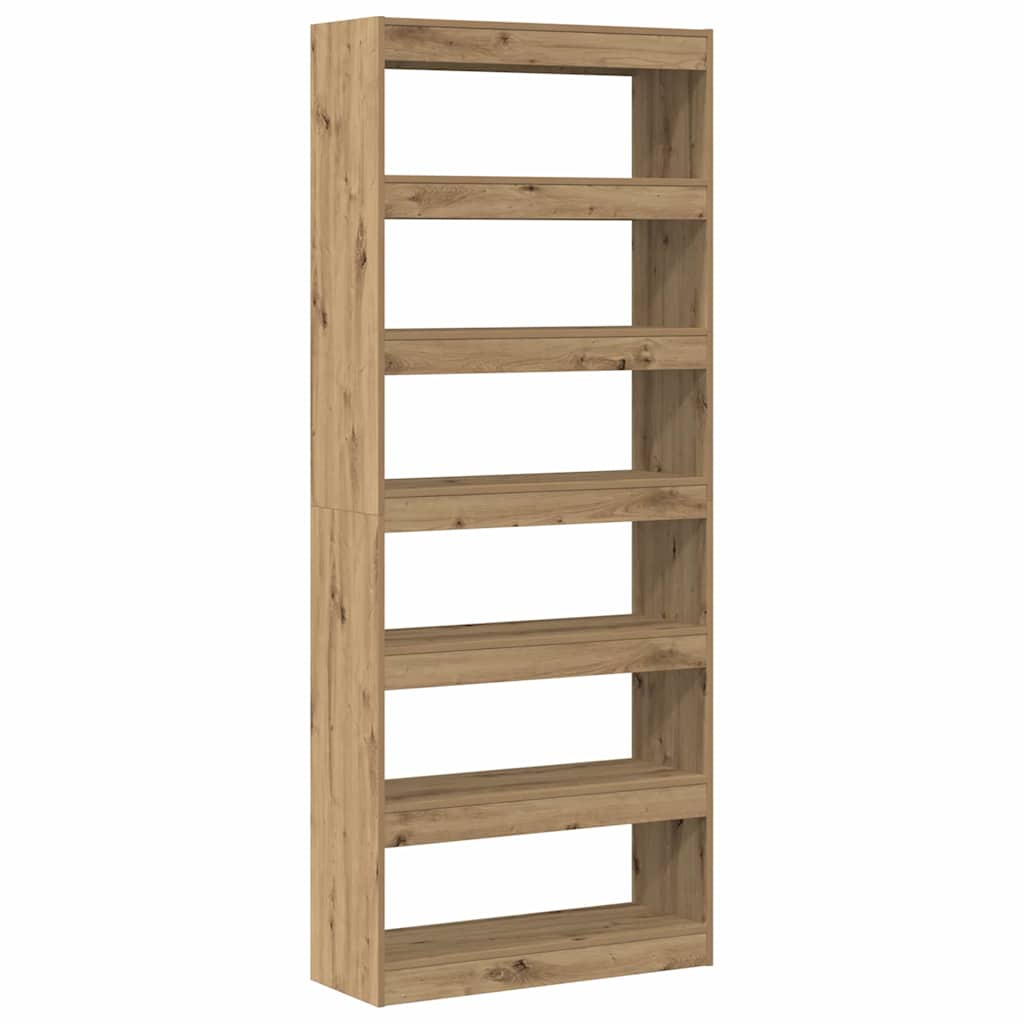 Bücherregal Artisan-Eiche 80 x 30 x 198 cm Holzwerkstoff