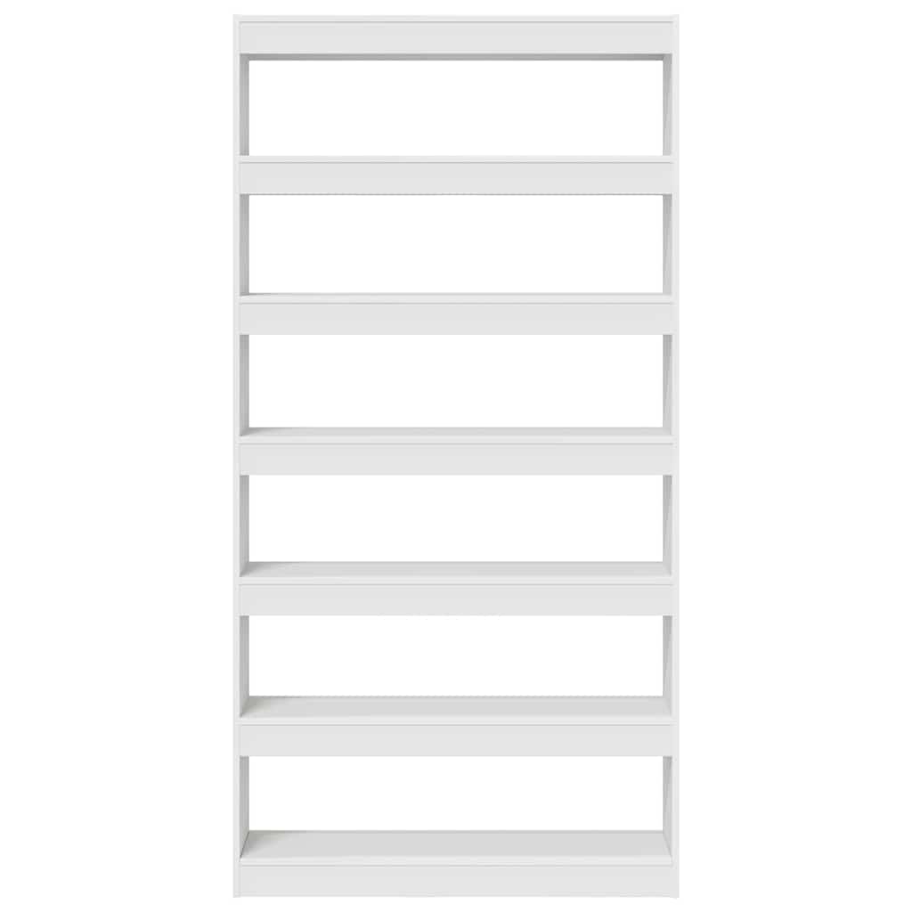 Bücherregal Weiß 100 x 30 x 198 cm Holzwerkstoff