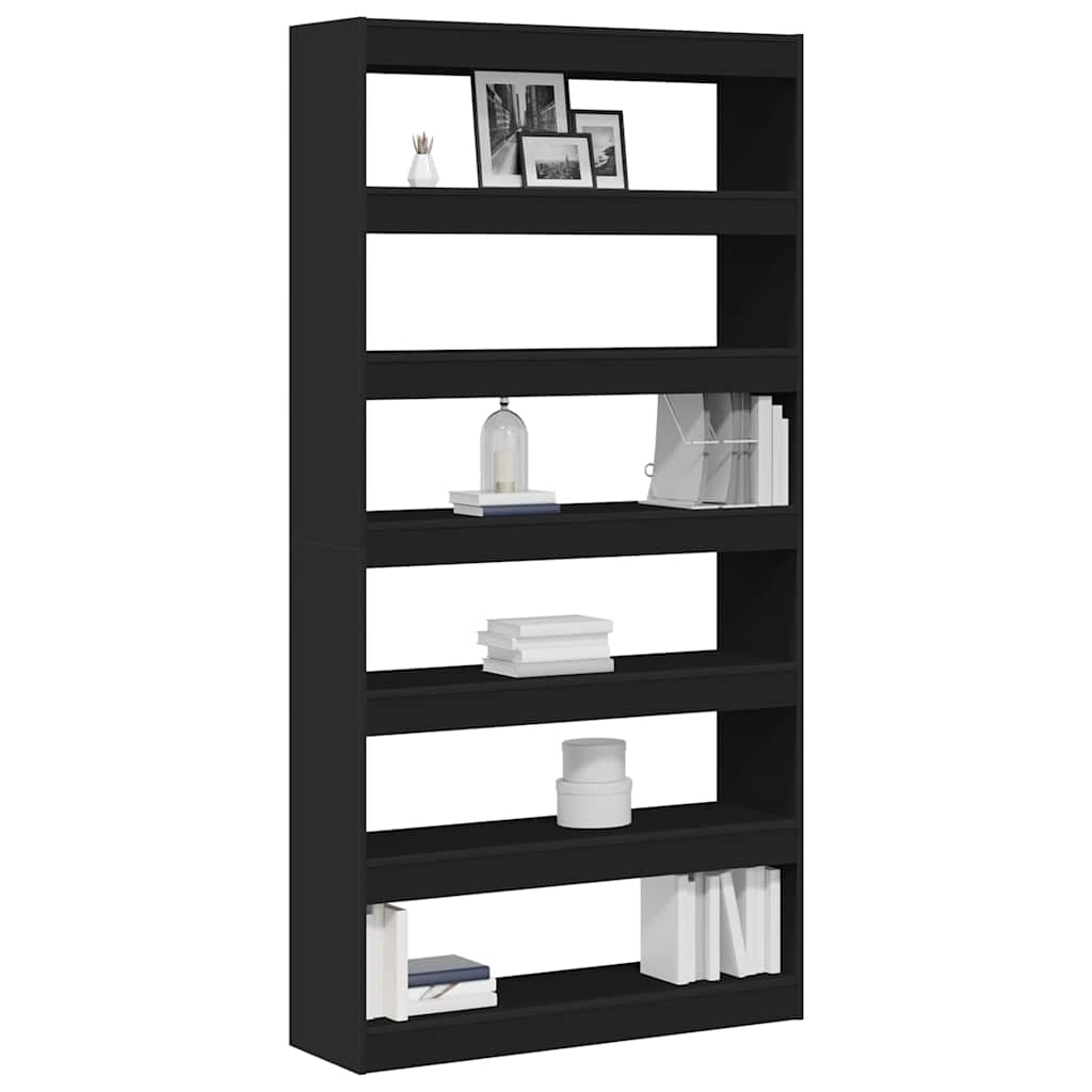 Bücherregal Schwarz 100 x 30 x 198 cm Holzwerkstoff