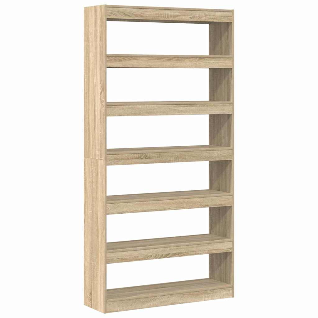 Bücherregal Sonoma-Eiche 100 x 30 x 198 cm Holzwerkstoff
