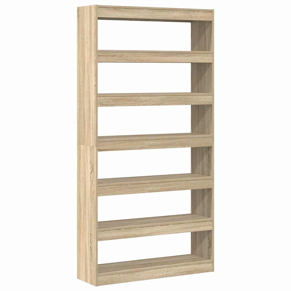 Bücherregal Sonoma-Eiche 100 x 30 x 198 cm Holzwerkstoff