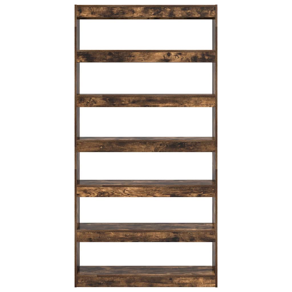 Bücherregal Geräucherte Eiche 100 x 30 x 198 cm Holzwerkstoff