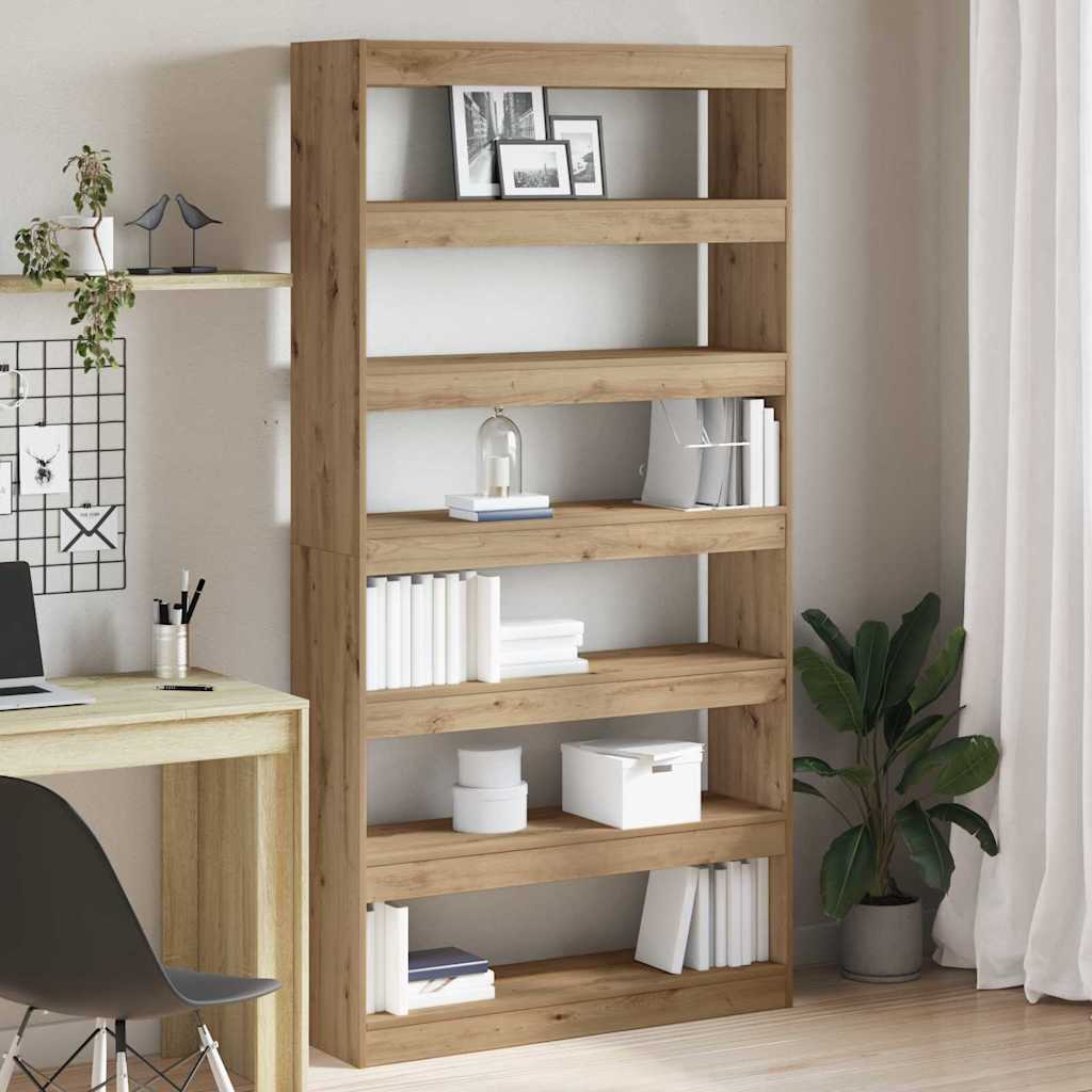 Bücherregal Artisan-Eiche 100 x 30 x 198 cm Holzwerkstoff