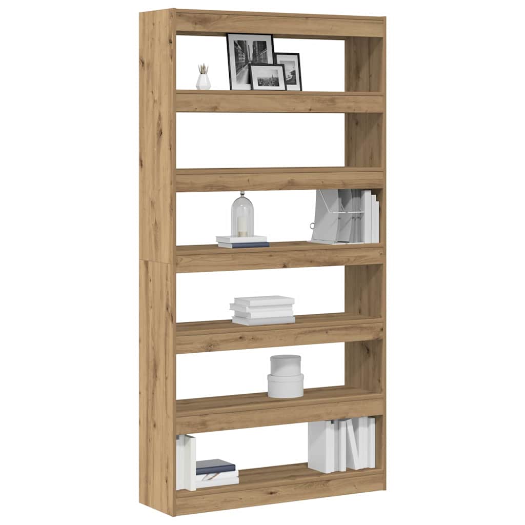 Bücherregal Artisan-Eiche 100 x 30 x 198 cm Holzwerkstoff