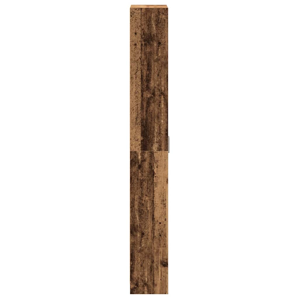 Kleiderschrank mit Regal Altholz 55 x 25 x 189 cm Holzwerkstoff