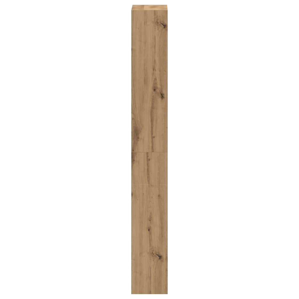 Schuhschrank Artisan-Eiche 80 x 21 x 163,5 cm Holzwerkstoff