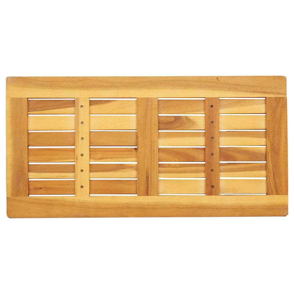 Tischplatte Öl-Natur 80 x 40 x 2 cm Massivholz Akazie