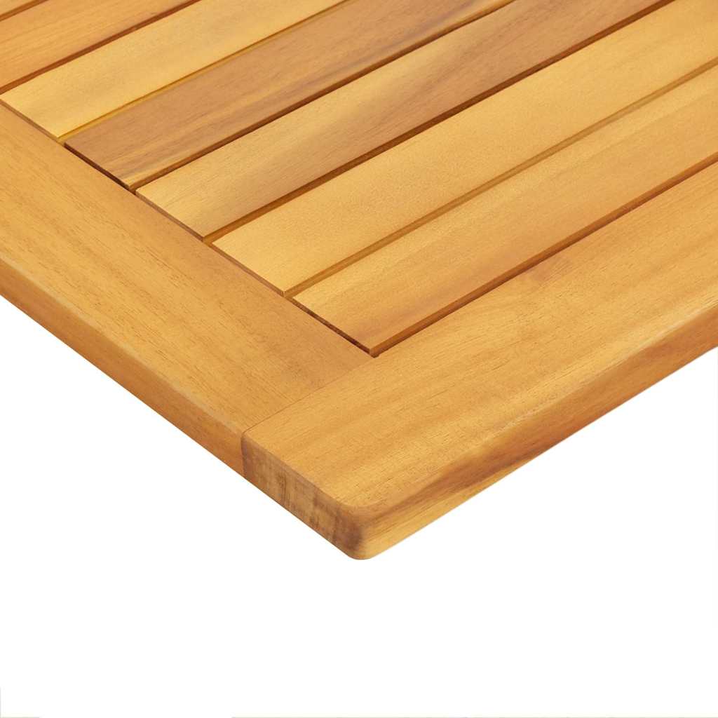 Tischplatte Öl-Natur 90 x 45 x 2 cm Massivholz Akazie