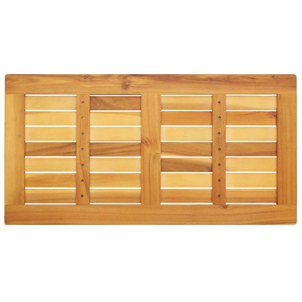 Tischplatte Öl-Natur 90 x 45 x 2 cm Massivholz Akazie