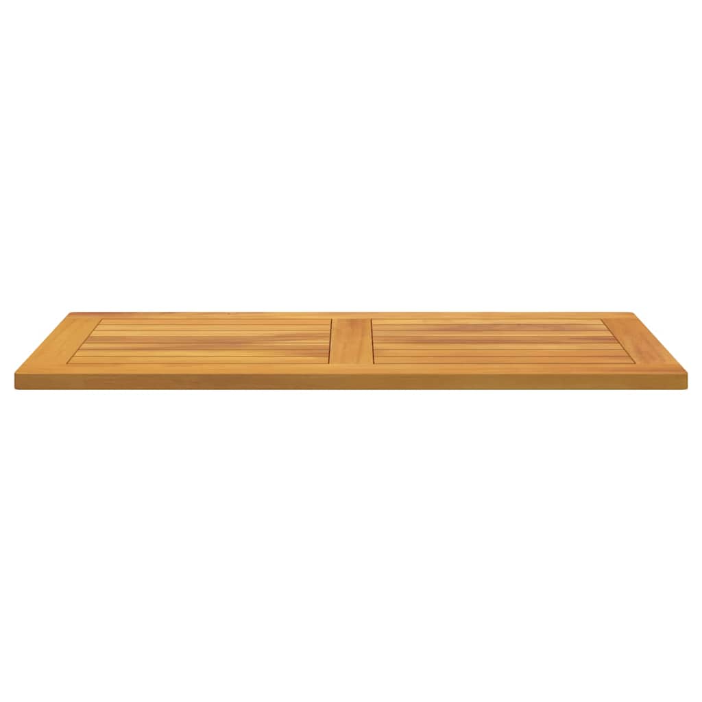Tischplatte Öl-Natur 90 x 45 x 2 cm Massivholz Akazie