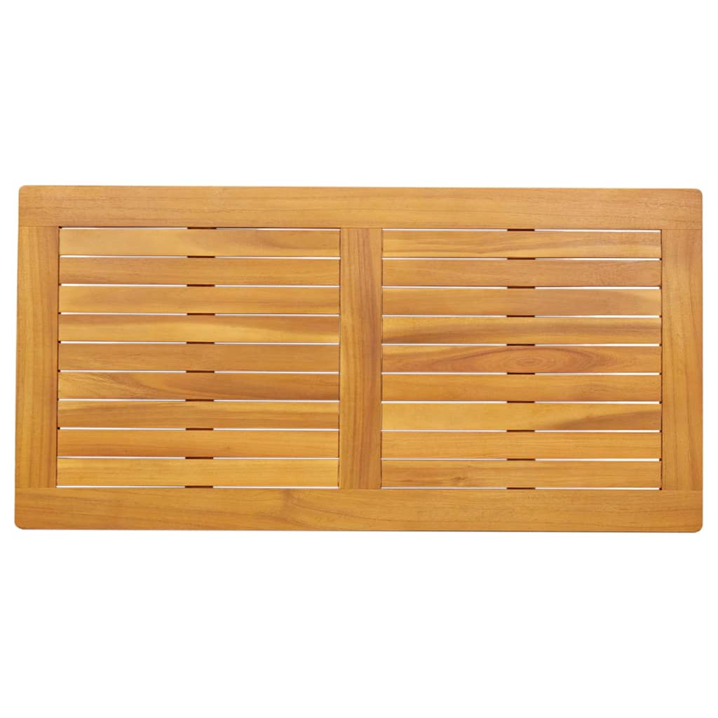 Tischplatte Öl-Natur 100 x 50 x 2 cm Massivholz Akazie