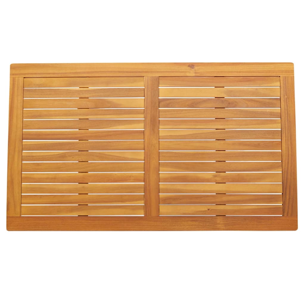 Tischplatte Öl-Natur 120 x 70 x 2 cm Massivholz Akazie