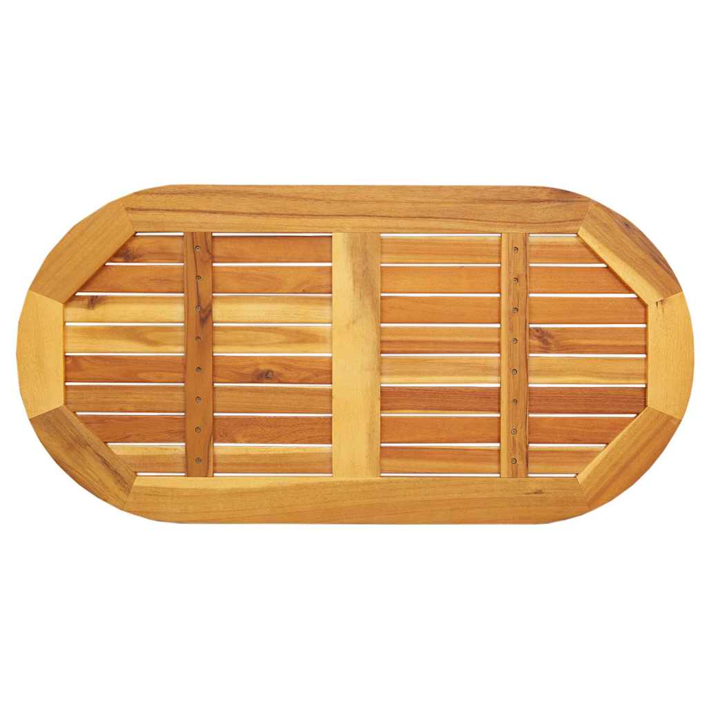 Tischplatte Öl-Natur 100 x 50 x 2 cm Massivholz Akazie