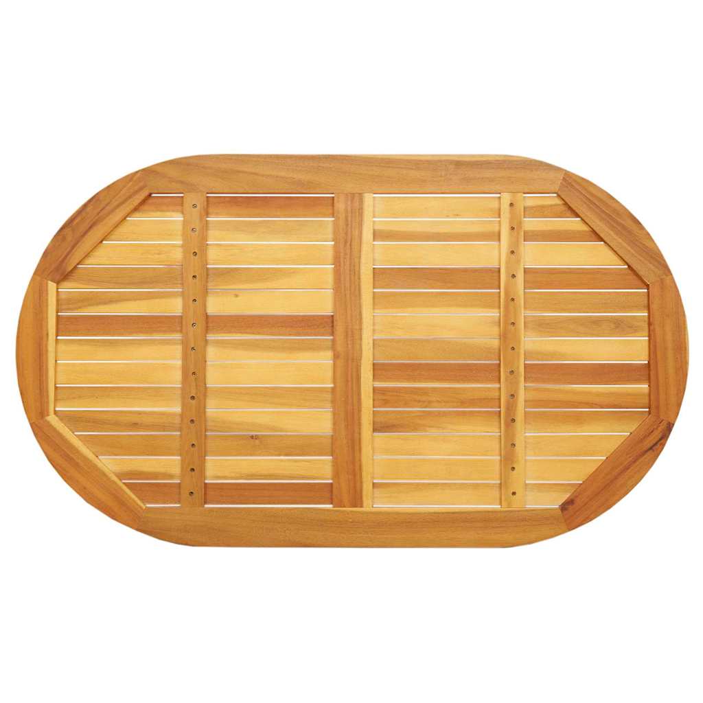 Tischplatte Öl-Natur 120 x 70 x 2 cm Massivholz Akazie